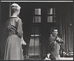 Maureen Hurley and Denholm Elliott in the stage production Monique