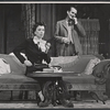 Patricia Jessel and Denholm Elliott in the stage prodution Monique