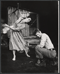 Salome Jens and Jack Kehoe in the 1968 stage production A Moon for the Misbegotten