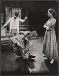 W. B. Brydon, Garry Mitchell and Salome Jens in the 1968 stage production A Moon for the Misbegotten