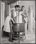 Vinnette Carroll and Robert Earl Jones in the stage production Moon on a Rainbow Shawl