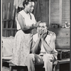 Vinnette Carroll and Robert Earl Jones in the stage production Moon on a Rainbow Shawl