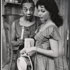 Vinnette Carroll and Ellen Holly in the stage production Moon a Rainbow Shawl
