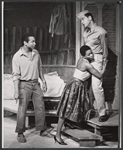 Cicely Tyson, Peter Owens and unidentified [left] in the stage production Moon a Rainbow Shawl