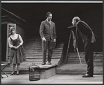 Phyllis Newman, Wally Cox and Michael Hordern in the stage production Moonbirds