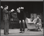 Wally Cox, Michael Hordern and Dorothy Sands in the stage production Moonbirds