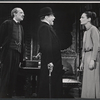 Michael Hordern, Arthur Malet and Anne Meacham in the stage production Moonbirds