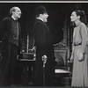 Michael Hordern, Arthur Malet and Anne Meacham in the stage production Moonbirds