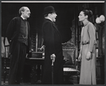 Michael Hordern, Arthur Malet and Anne Meacham in the stage production Moonbirds