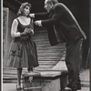 Phyllis Newman and Michael Hordern in the stage production Moonbirds