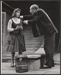 Phyllis Newman and Michael Hordern in the stage production Moonbirds