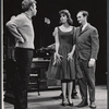 Phyllis Newman and Wally Cox in the stage production Moonbirds