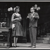 Phyllis Newman and Wally Cox in the stage production Moonbirds