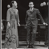 Anne Meacham and Wally Cox in the stage production Moonbirds