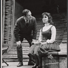 Wally Cox and Phyllis Newman in the stage production Moonbirds