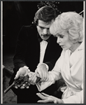 Lewis Arlt and Janet Leigh in the stage production Murder Among Friends