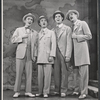 James Ingram, Allan Louw, Byron Mellberg and Jay F. Smith in the touring stage production The Music Man