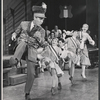 Forrest Tucker and ensemble in the touring stage production The Music Man