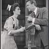 Joan Weldon and Forrest Tucker in the touring stage production The Music Man