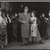 Edward Mulhare, Sally Ann Howes and ensemble in the stage production My Fair Lady