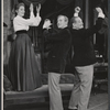 Sally Ann Howes, Edward Mulhare, and Reginald Denny in the stage production My Fair Lady