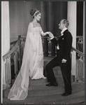 Sally Ann Howes and Edward Mulhare in the stage production My Fair Lady