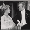 Pamela Charles and Edward Mulhare in the stage production My Fair Lady