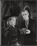 Pamela Charles and Edward Mulhare in the stage production My Fair Lady