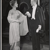 Pamela Charles and Michael Allinson in the stage production My Fair Lady