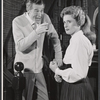 Michael Allinson and Pamela Charles in the stage production My Fair Lady
