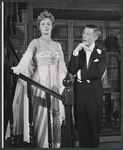 Pamela Charles and Michael Allinson in the stage production My Fair Lady