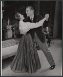 Anne Rogers and Brian Aherne in the 1957 tour of the stage production My Fair Lady