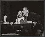 Anne Rogers and Brian Aherne in the 1957 tour of the stage production My Fair Lady