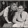 Charles Victor and Brian Aherne in the 1957 tour of the stage production My Fair Lady