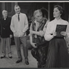 Hugh Dempster, Brian Aherne, Charles Victor and Anne Rogers in the 1957 tour of the stage production My Fair Lady