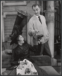 Anne Rogers and Brian Aherne in the 1957 tour of the stage production My Fair Lady
