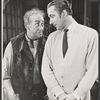 Charles Victor and Michael Evans in the touring stage production My Fair Lady