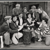 Caroline Dixon and ensemble in the touring stage production My Fair Lady