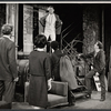 Dennis O'Keefe and ensemble in the stage production Never Live Over a Pretzel Factory