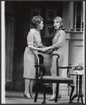 Maureen O'Sullivan and Fran Sharon in the stage production Never Too Late