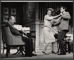 Paul Ford, Maureen O'Sullivan and Orson Bean in the stage production Never Too Late