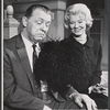 Lyle Talbot and Penny Singleton in the stage production Never Too Late