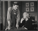 Penny Singleton [right] and unidentified in the stage production Never Too Late