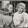 Penny Singleton [right] and unidentified in the stage production Never Too Late