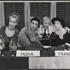 Virginia Martin, Amru Sani, Jane Connell and Maggie Smith in the stage production New Faces of 1956