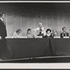 Virginia Martin, Amru Sani, Jane Connell, Maggie Smith, Bill McCutcheon and Johnny Haymer in the stage production New Faces of 1956