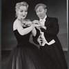 Bill McCutcheon [right] and unidentified in the stage production New Faces of 1956