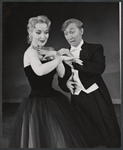 Bill McCutcheon [right] and unidentified in the stage production New Faces of 1956