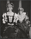 Virginia Martin and Maggie Smith in the stage production New Faces of 1956