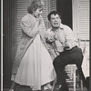 Johnny Haymer and unidentified in the stage production New Faces of 1956